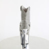 Pleaser ADORE-1029CHRS Silver Strass Chrome Sale Women