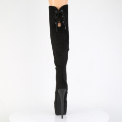 Pleaser JUBILANT-3012FS Suede Laced Over The Knee Boots