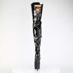 Pleaser JUBILANT-4012 Patent Lace-up Crotch High Boots
