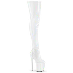 Pleaser FLAMINGO-3000HWR White Hologram Sale Women