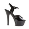 Funtasma JULIET-209 Black High Heeled Platform Shoes