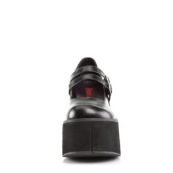 Demonia KERA-08 Black Vegan Maryjane Platform Boots