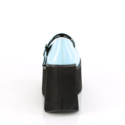 Demonia KERA-08 Baby Blue Vegan Maryjane Platform Boots
