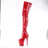 Pleaser FLAMINGO-4000 Red Patent Sale Women