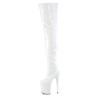 Pleaser FLAMINGO-4000 White Patent Sale Women