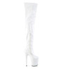 Pleaser FLAMINGO-4000 White Patent Sale Women