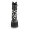 Demonia KERA-130 Black Vegan Platform Boots Women
