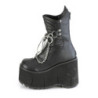 Demonia KERA-130 Black Vegan Platform Boots Women