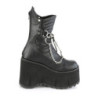 Demonia KERA-130 Black Vegan Platform Boots Women