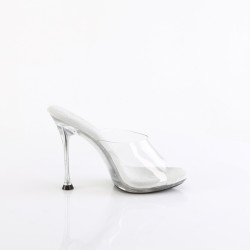 Fabulicious CUPID-401 Transparent Spike Heeled Mules