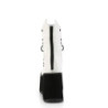 Demonia KERA-130 White Vegan Platform Boots Women