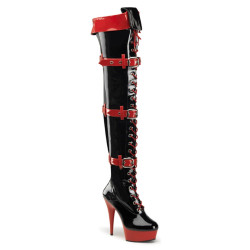 Funtasma MEDIC-3028 Black-Red Patent Red Sale Women