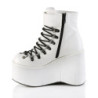 Demonia KERA-21 White Vegan Leather Sale Women