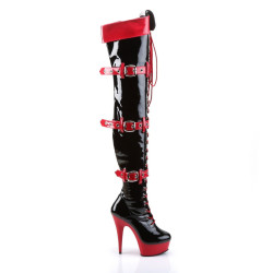 Funtasma MEDIC-3028 Black-Red Patent Red Sale Women