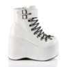 Demonia KERA-21 White Vegan Leather Sale Women