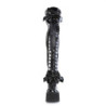 Demonia KERA-303 Black Patent Platform Thigh High Boots
