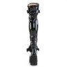 Demonia KERA-303 Black Patent Platform Thigh High Boots