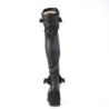 Demonia KERA-303 Black Vegan Platform Thigh High Boots