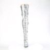 Pleaser SEDUCE-3028 Silver Metallic Sale Women