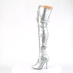 Pleaser SEDUCE-3028 Silver Metallic Sale Women