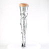 Pleaser SEDUCE-3028 Silver Metallic Sale Women