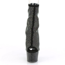 Pleaser ADORE-1031GM Black Fabric Strass Mesh Sale Women