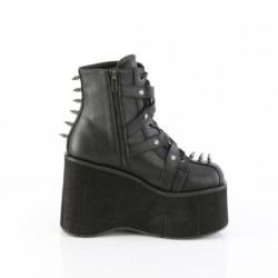 Demonia KERA-68 Black Vegan Platform Ankle Boots Women