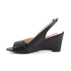 Pleaser Pink Label KIMBERLY-01SP Black Vegan Men