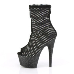 Pleaser ADORE-1031GM Black Fabric Strass Mesh Sale Women