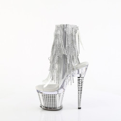 Pleaser SPECTATOR-1017RSF Transparent Silver Chrome