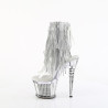 Pleaser SPECTATOR-1017RSF Transparent Silver Chrome