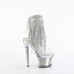 Pleaser SPECTATOR-1017RSF Transparent Silver Chrome