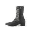 Demonia WARLOCK-110-B Black Vegan Winklepicker Men Boots