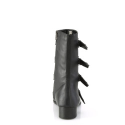 Demonia WARLOCK-110-B Black Vegan Winklepicker Men Boots