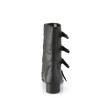 Demonia WARLOCK-110-B Black Vegan Winklepicker Men Boots