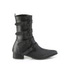 Demonia WARLOCK-110-B Black Vegan Winklepicker Men Boots