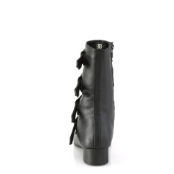 Demonia WARLOCK-110-C Black Vegan Winklepicker Men Boots