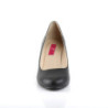 Pleaser Pink Label KIMBERLY-08 Black Men Wedge Pumps