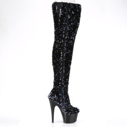 Pleaser ADORE-3020 Black Sequins Sale Women