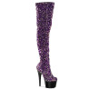 Pleaser ADORE-3020 Purple Sequins Black Sale Women