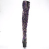 Pleaser ADORE-3020 Purple Sequins Black Sale Women