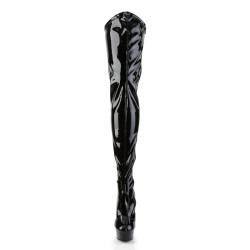 Pleaser DELIGHT-4000 Black Patent Sale Women