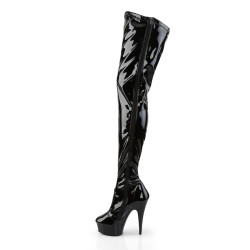 Pleaser DELIGHT-4000 Black Patent Sale Women