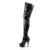 Pleaser DELIGHT-4000 Black Patent Sale Women