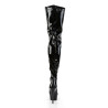 Pleaser DELIGHT-4000 Black Patent Sale Women