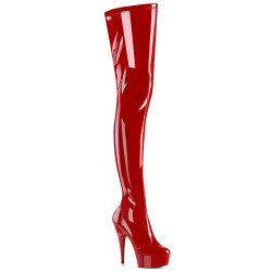 Pleaser DELIGHT-4000 Red Patent Sale Women