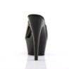 Pleaser KISS-201 Black Patent High Heeled Mules Women