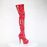 Pleaser DELIGHT-4000 Red Patent Sale Women