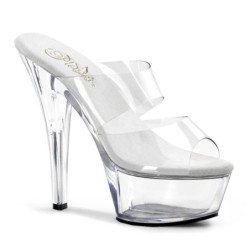 Pleaser KISS-202 Mules High Heels