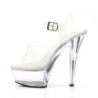 Pleaser KISS-208 Transparent High Heeled Platform Shoes